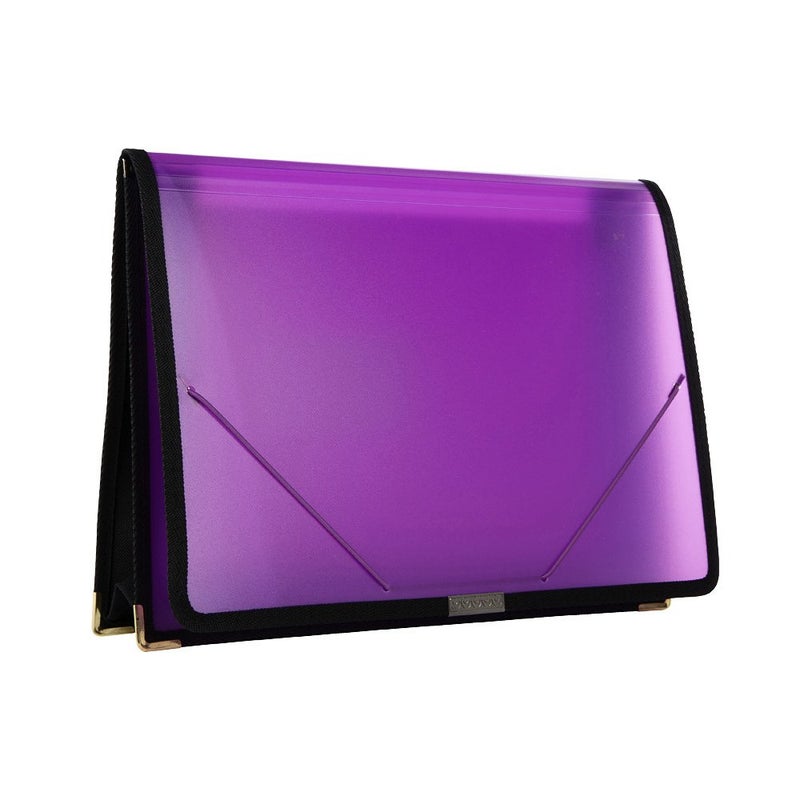 Filexec Single Pocket Expanding File, Letter, Elastic Closure, Assorted, Pack of 6 (50125-3429) - Image 4